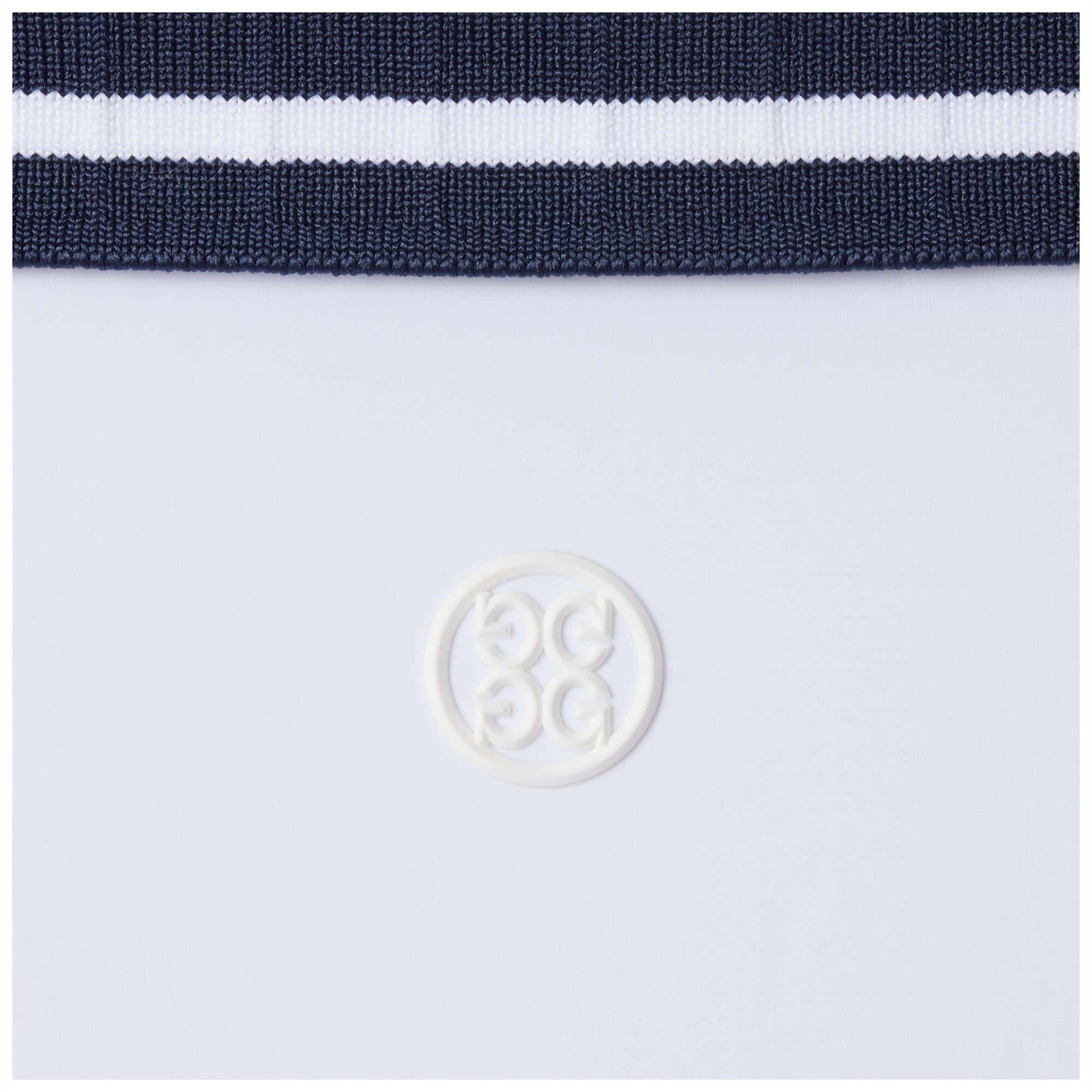 Ladies G/FORE Pleated Collar Polo Shirt Snow